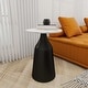 preview thumbnail 12 of 26, Iron Contemporary Accent Table 24 x 17 x 17