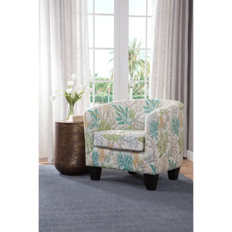 Grafton Home Enzo Upholstered Accent Barrel Chair