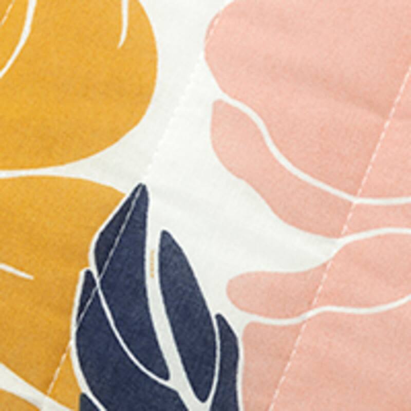 Lush Decor Lucia Abstract Floral Cotton Quilt Set
