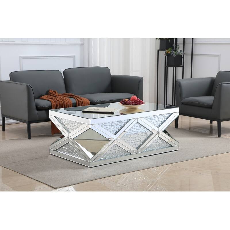 Modern Crystal Coffee Table