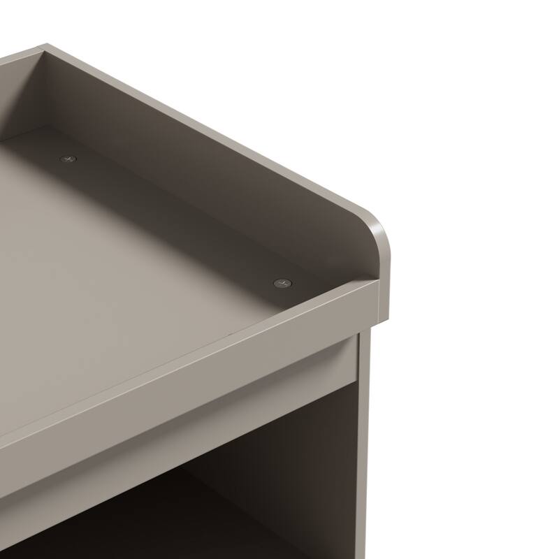 Changing Table Dresser with Drawers and Shelves