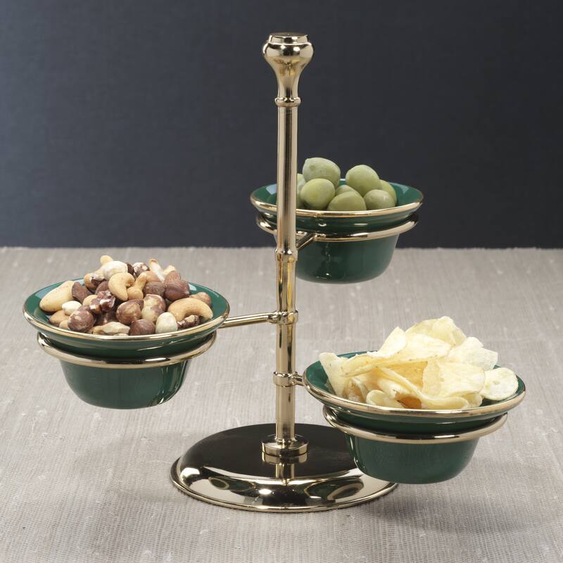 Monte Napoleone 3-Tier Condiment Bowl Set