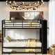 preview thumbnail 2 of 11, Twin Size Bunk Bed With A Big Bookshelf