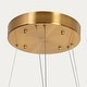 preview thumbnail 10 of 13, Modern Glam 24-Light LED Drum Chandelier for Dining Room - D 31.1" x H 72.4" Max
