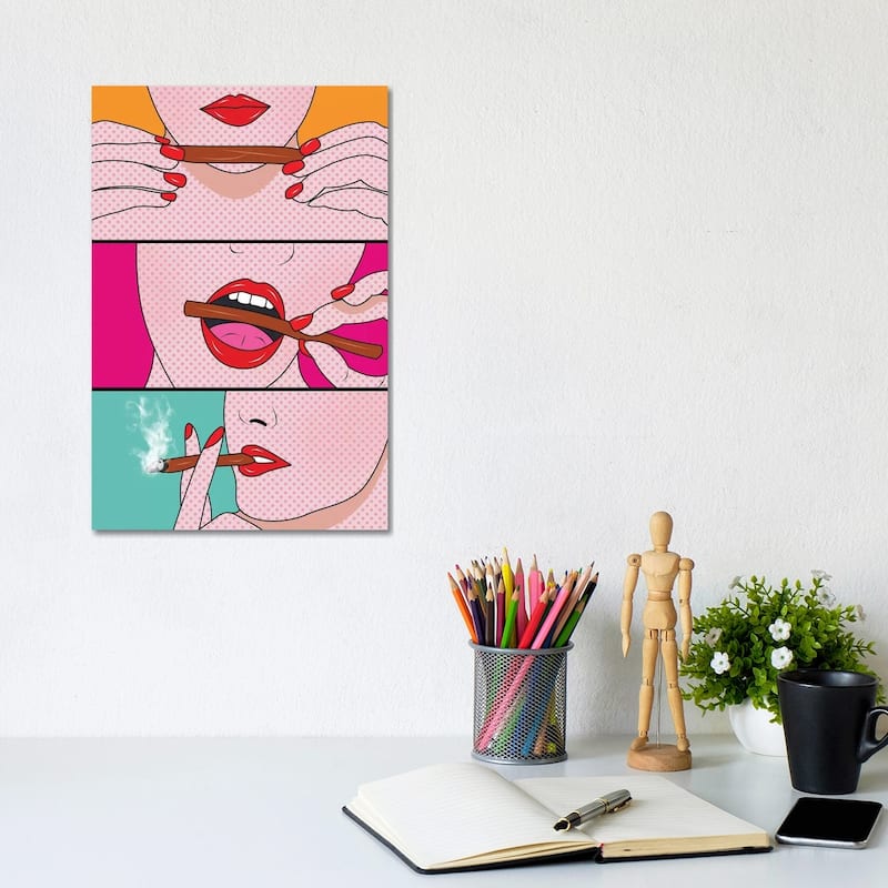 iCanvas "Weed Time" by Mark Ashkenazi Canvas Print - 12x8x0.75