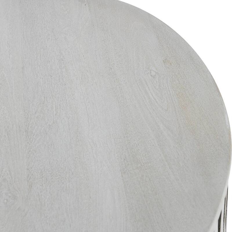 Classic Home Maya Round Coffee Table - 18Hx40Wx40D