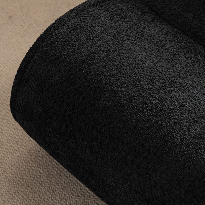 Soft Pellet Velvet Recliner - Comfortable Lounge Chair with Waist Pack Padding, Modern Design