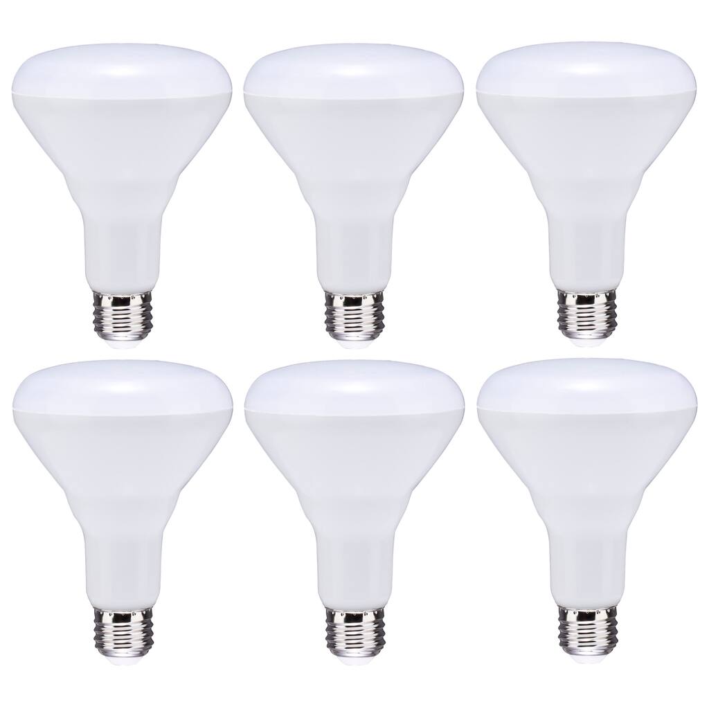 8.5 Watt BR30 LED 4000K 80 CRI Medium Base 120 Volts Dimmable 6-pack - Frost