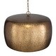 preview thumbnail 3 of 4, Uttermost 21610 Lemont 24" Wide Pendant with Hammered Metal Shade