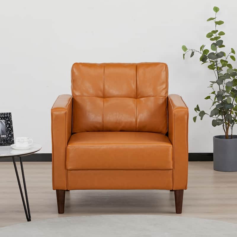 Artdeco Home - Anza Faux Leather Arm Chair
