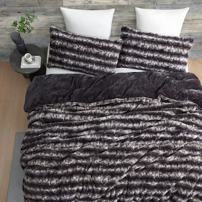 Coastal Storm - Coma Inducer® Oversized Comforter Set - Earthtones