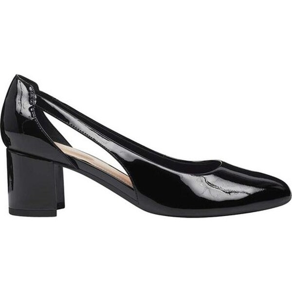easy spirit black patent leather shoes