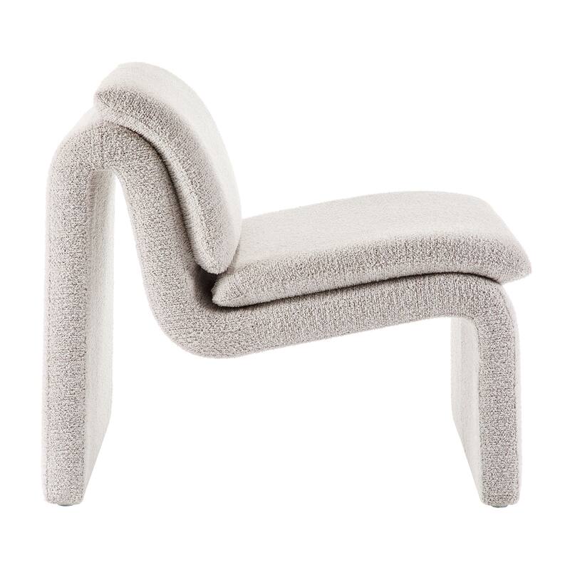 Lume Boucle Upholstered Armless Accent Chair