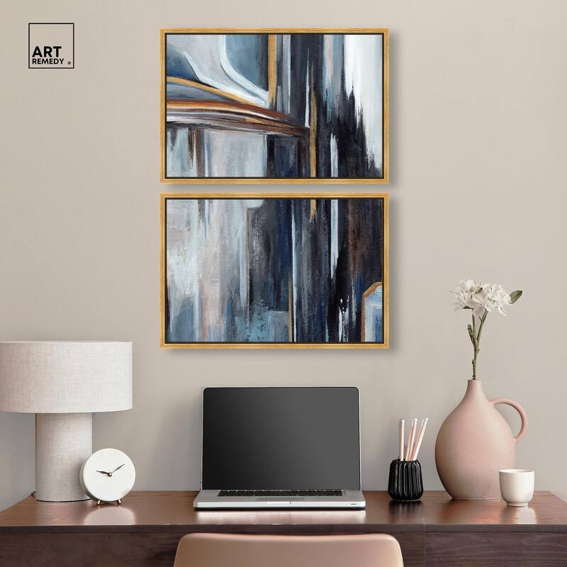 Aftereffect Canvas Set of 2 by Art Remedy