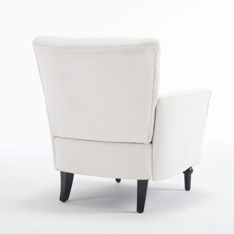 29.13" Linen Upholstered Arm Chair