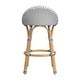 preview thumbnail 5 of 5, Inez 24 in. Seat Height Rattan Low Back Counter Stool