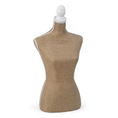 Jute Burlap Tabletop Female Mannequin