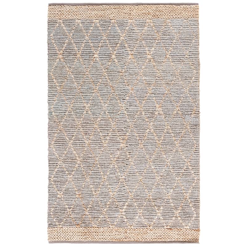 SAFAVIEH Handmade Natural Fiber Foolke Casual Jute Trellis Rug