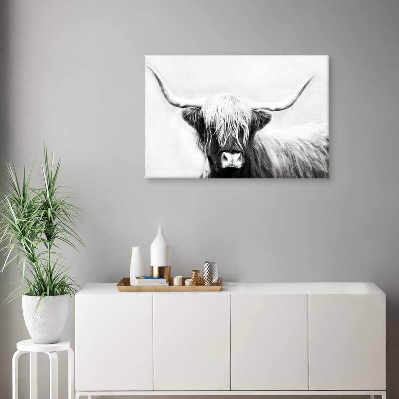 Highland Longhorn by Danita Delimont Canvas Art Print Bed Bath