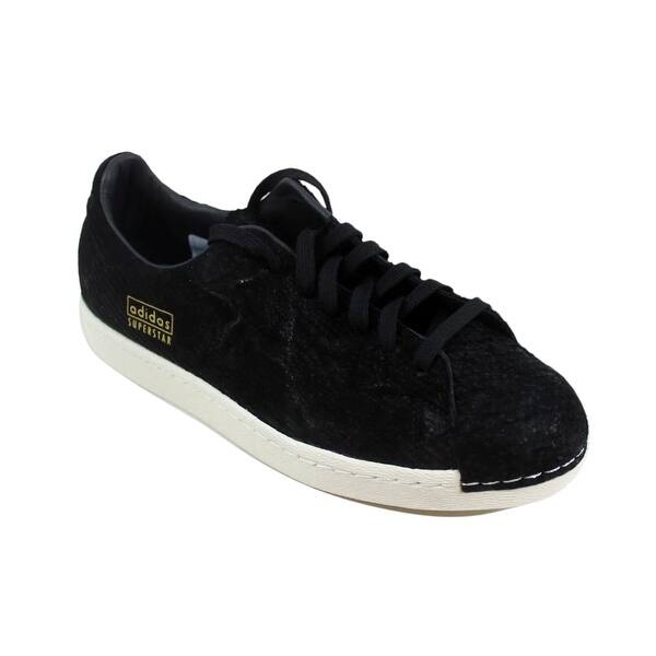 Shop Adidas Men S Superstar 80s Clean Black Black Off White S82508