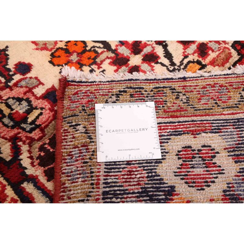 ECARPETGALLERY Hand-knotted Andelz Cream Wool Rug - 5'0 x 8'7