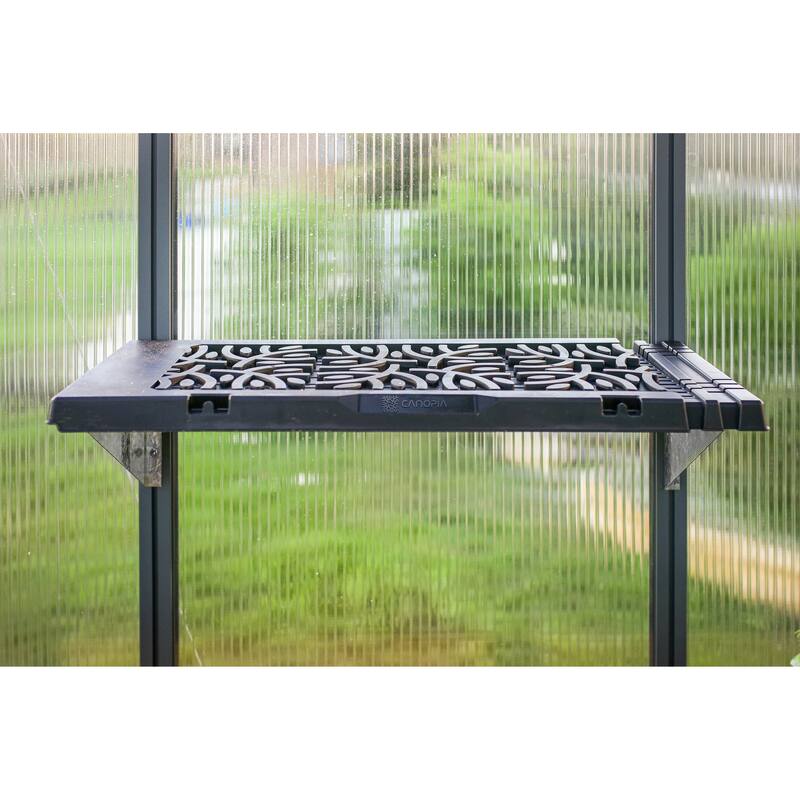 Canopia Signature W 26 in. x D 10.2 in. x H 6.5 in Plastic Shelf Kit for Greenhouse - 4 Units - 10.2in x 6.5 in