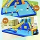 preview thumbnail 5 of 8, Gymax Inflatable Water Slide Climbing Bounce House Splash Pool w/ 735W - See Details