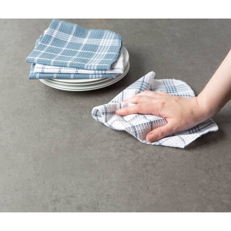 J&M Waffle Weave Dishcloth (Set of 12)
