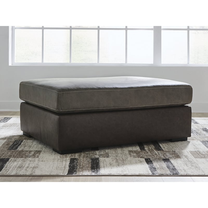 Signature Design by Ashley Helson Brown/Gray Oversized Accent Ottoman
