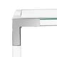 preview thumbnail 2 of 4, Safavieh Couture High Line Collection Arverne Acrylic Silver Console Table