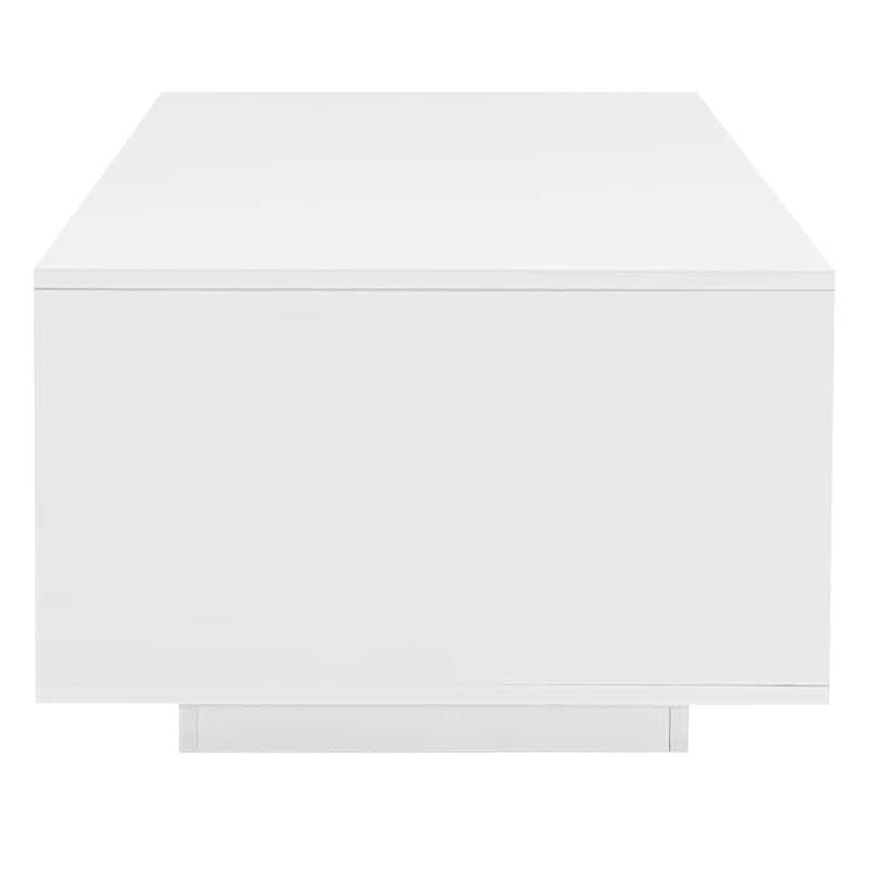 Rectangle LED Coffee Table with 16 Color LED Lights-47x23''