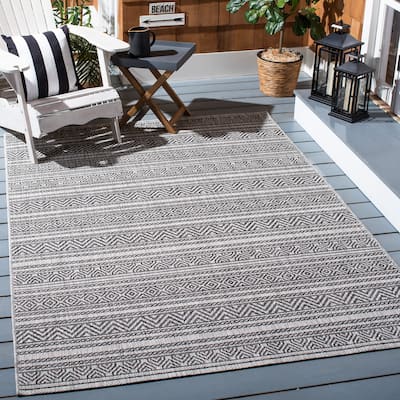 SAFAVIEH Courtyard Rasima Indoor/ Outdoor Waterproof Patio Backyard Rug
