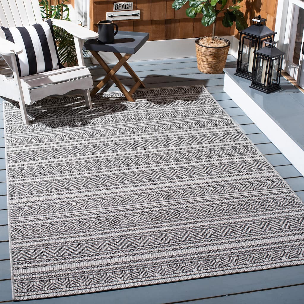 SAFAVIEH Courtyard Rasima Indoor/ Outdoor Waterproof Patio Backyard Rug