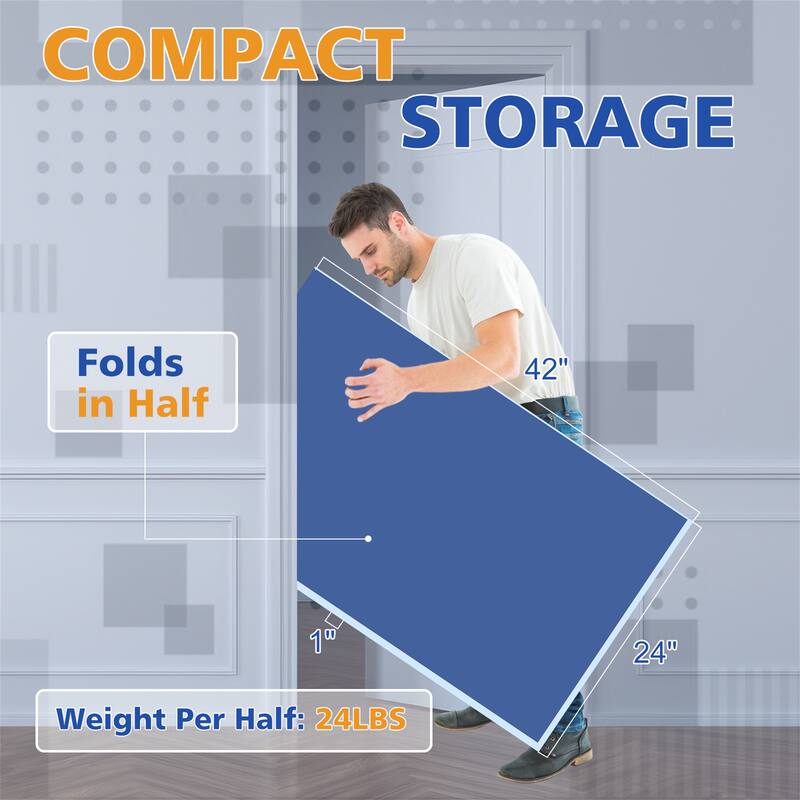 Mid-Size Ping Pong Conversion Top Foldable