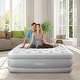 preview thumbnail 3 of 15, Beautyrest Sky Rise Raised Air Mattress with External Pump - Inflatable Bed with Edge Support, Puncture-Resistant Vinyl