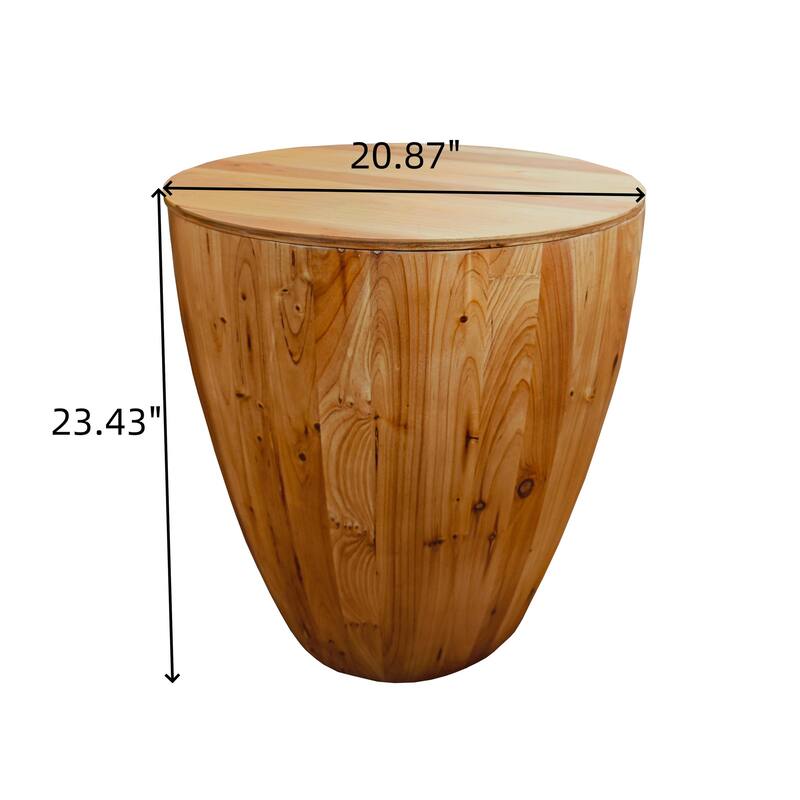 Vintage Style Bucket Shaped Coffee Table