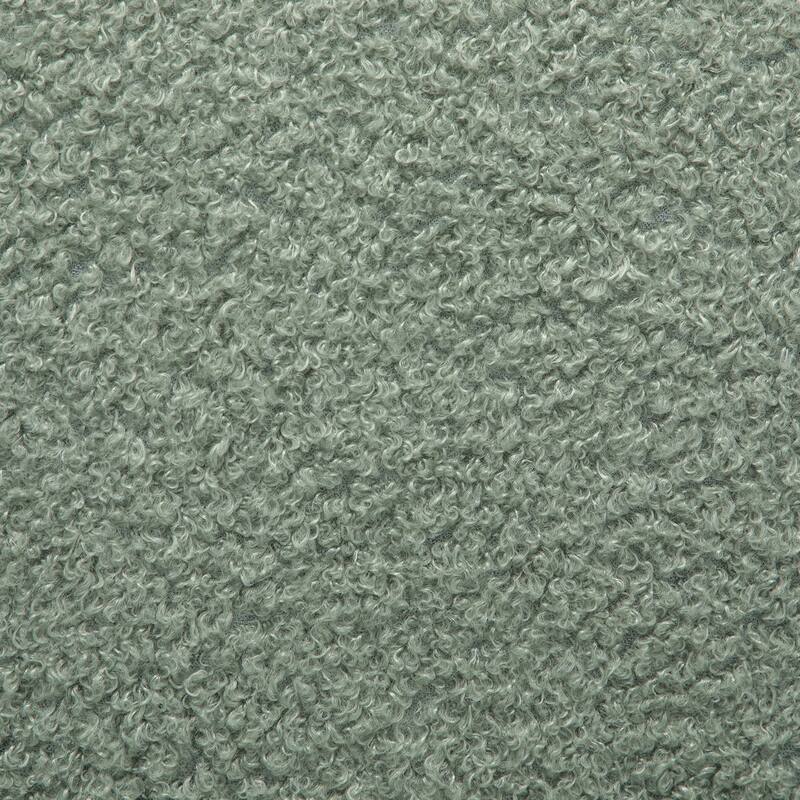 SEYNAR Modern Faux Sherpa Upolstered High Back Armless Accent Chair Set of 2