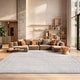 preview thumbnail 2 of 18, SAFAVIEH Tulum Marte Rustic Moroccan Boho Tribal Distressed Rug - Navy/Ivory - 6'7" Square
