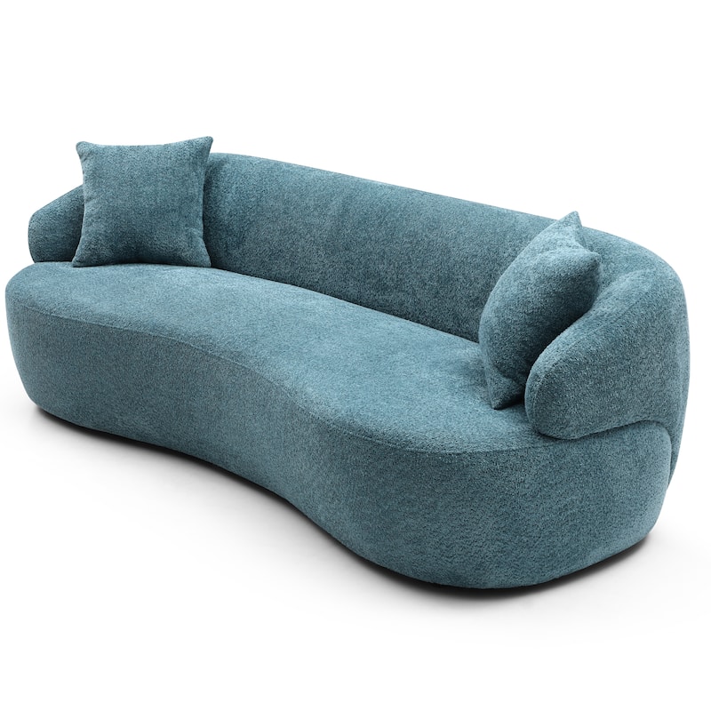 3-Seater Modern Contemporary Upholstered Fabric Sofa for Living Room