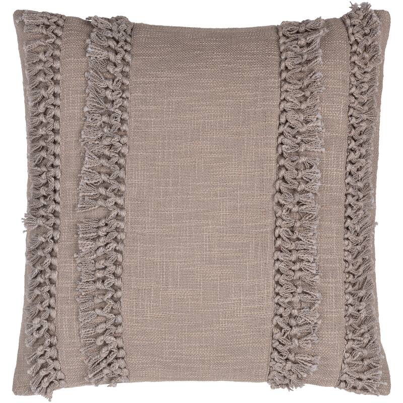 Miloh Tassel Fringe Accent Throw Pillow