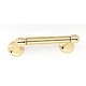 preview thumbnail 1 of 1, Alno Royale 6-1/4 Inch Wide Horizontal Toilet Paper Holder Unlacquered Brass