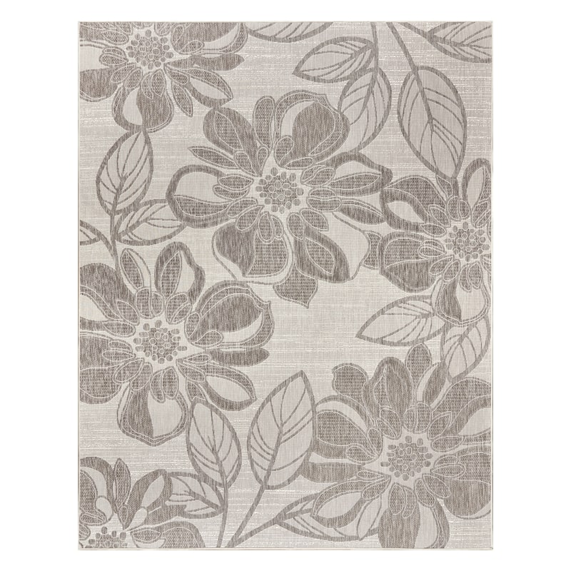 Gertmenian Tropea Woodbury Bold Floral Casual Easy Care Flatweave Indoor/ Outdoor Area Rug