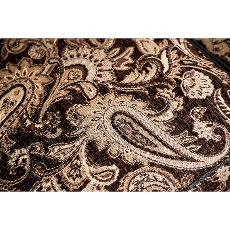 Gracewood Hollow Dayaram Traditional Brown Sofa