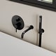 preview thumbnail 19 of 40, Wall Mounted Tub Faucet with Hand Shower Tub Filler Faucet Set