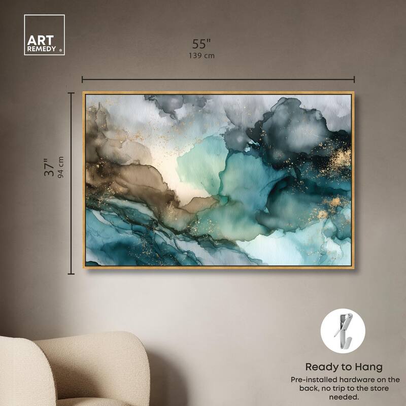 Veiled Inlet Canvas by Art Remedy