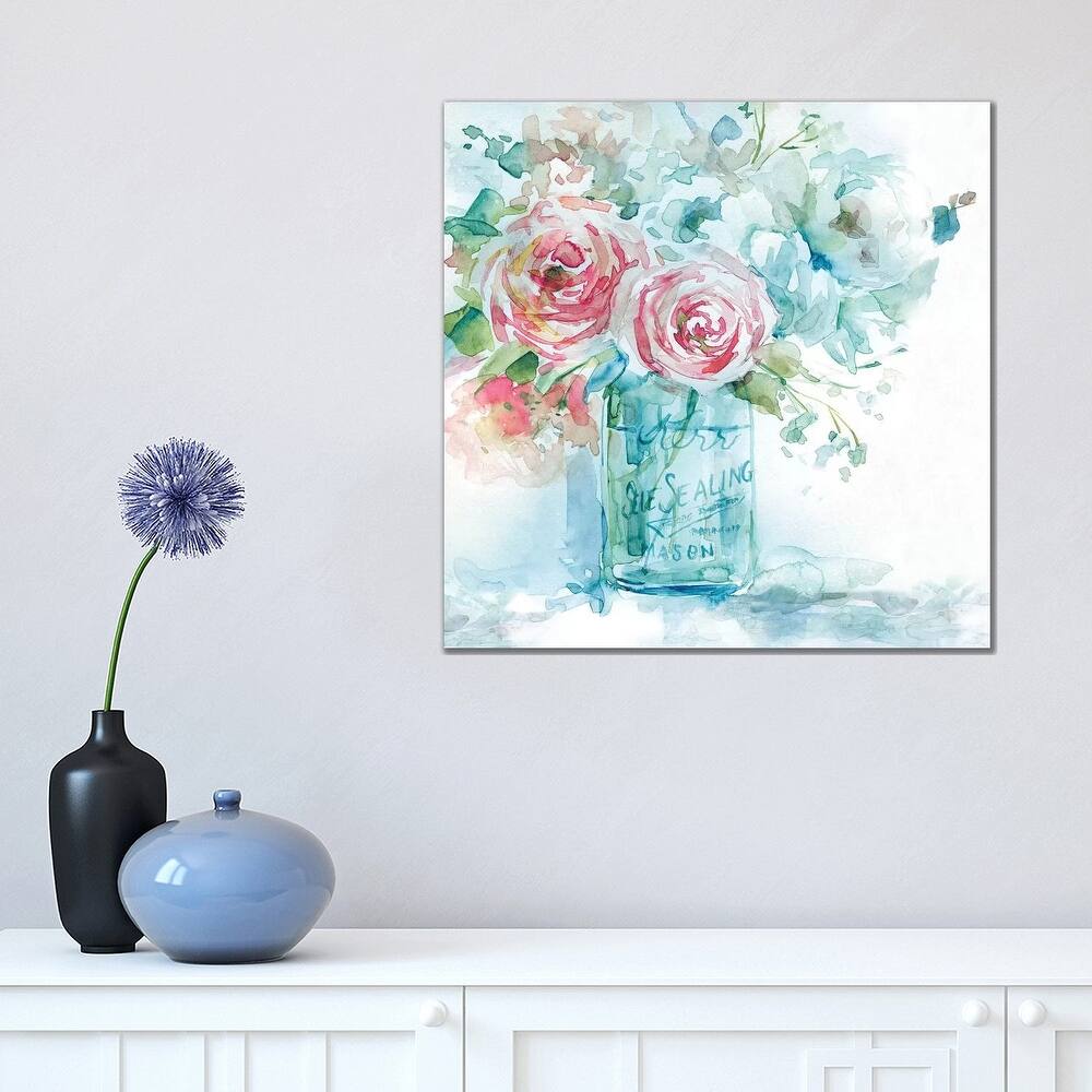 iCanvas "Sea & Glass I" by Carol Robinson Canvas Print