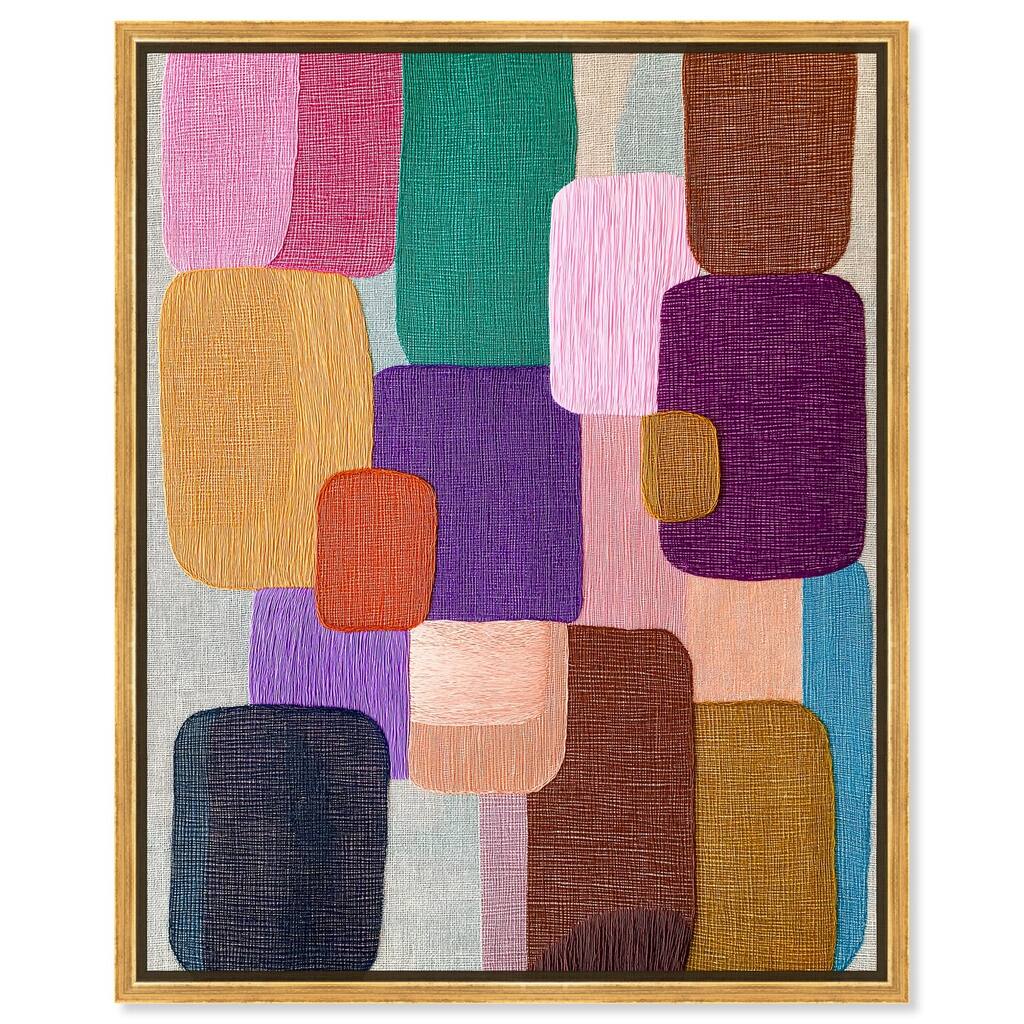 Color Block Cadence I Canvas by Art Remedy