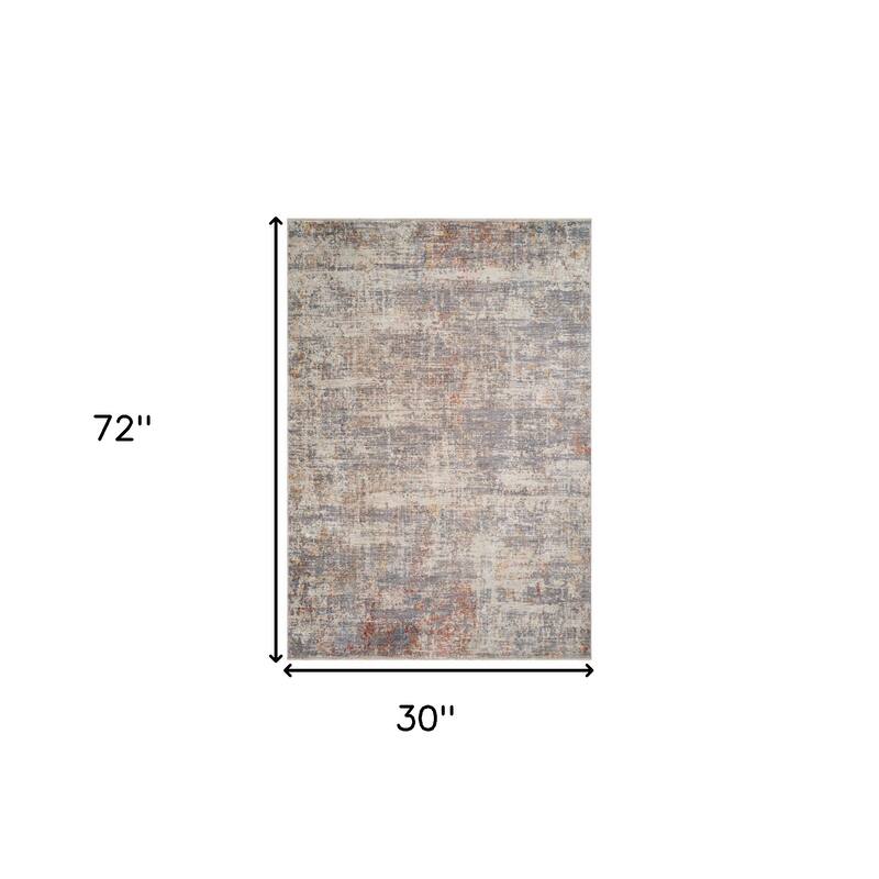 HomeRoots Floral Medallion Traditional Runner Area Rug