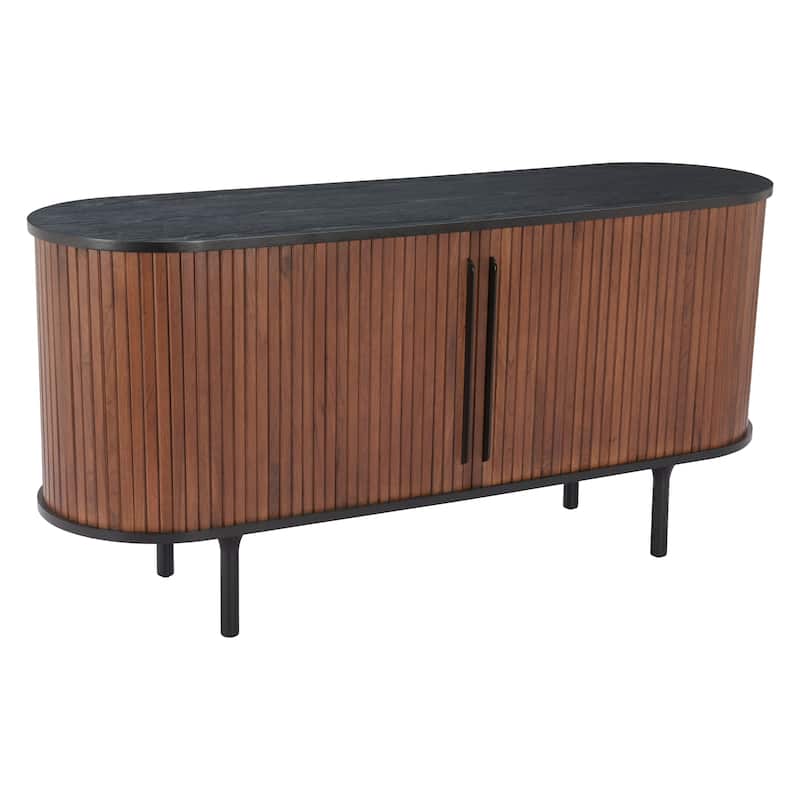 Koriana Sideboard Black & Walnut - Black/Walnut