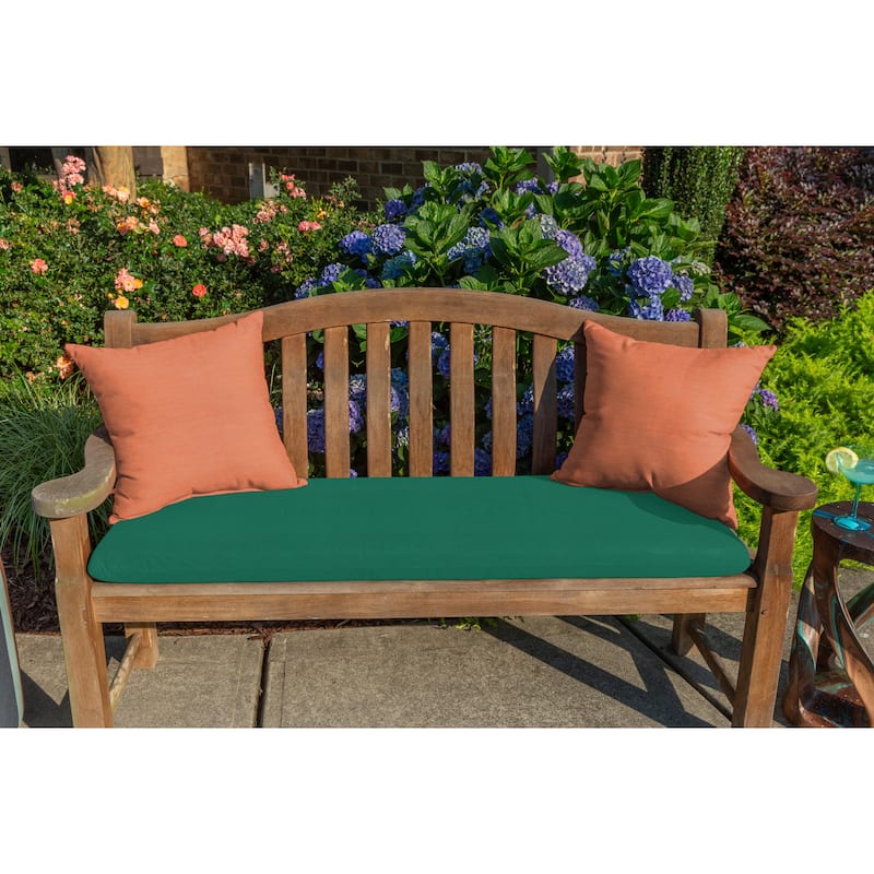 Sunbrella® Solid Fabric 1-Piece Indoor/Outdoor Square Throw Pillow, 18"W x 18"L, Cast Slate
